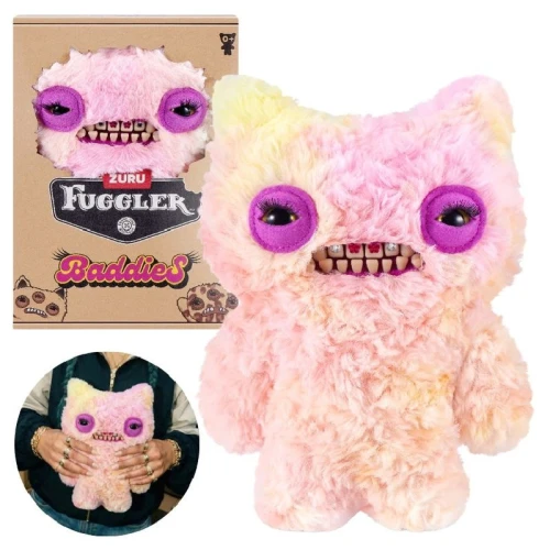 Fuggler Funny Ugly Monster Baddies Maskotka Straszna Brzydki Pluszak Przytulanka Dla Dzieci Pluszowa Śmieszna Różowa
