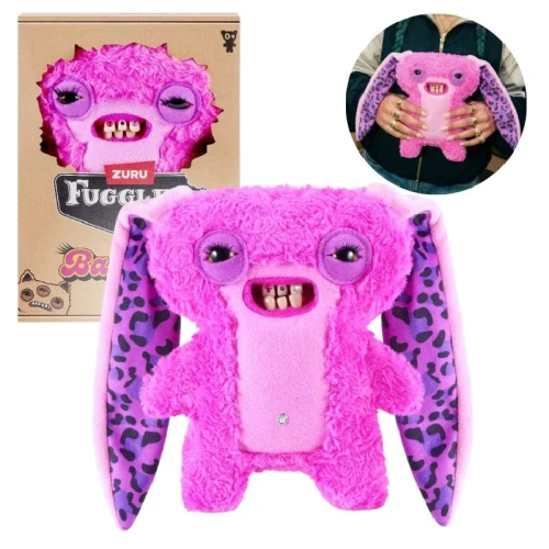 Fuggler Funny Ugly Monster Baddies Maskotka Straszna Brzydki Pluszak Przytulanka Dla Dzieci Pluszowa Śmieszna Różowa Z Uszami