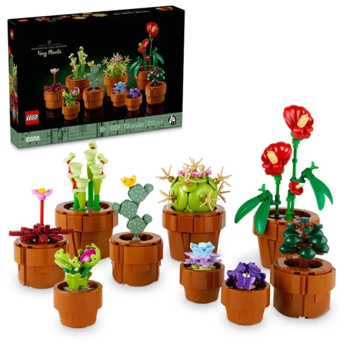 OUTLET! Lego Icons Kolekcja Botaniczna Małe Roślinki Zestaw 10329 322 El.