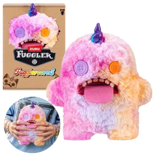 Fuggler Funny Ugly Monster Fugglercorns Maskotka Straszna Brzydki Pluszak Przytulanka Dla Dzieci Pluszowa Śmieszna Jednorożec Kolorowy