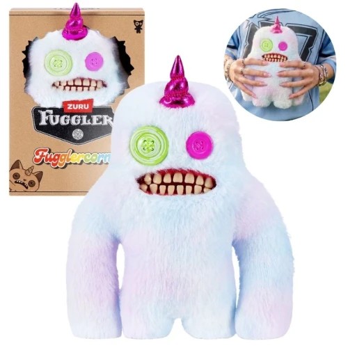 Fuggler Funny Ugly Monster Fugglercorns Maskotka Straszna Brzydki Pluszak Przytulanka Dla Dzieci Pluszowa Śmieszna Jednorożec Kolorowy