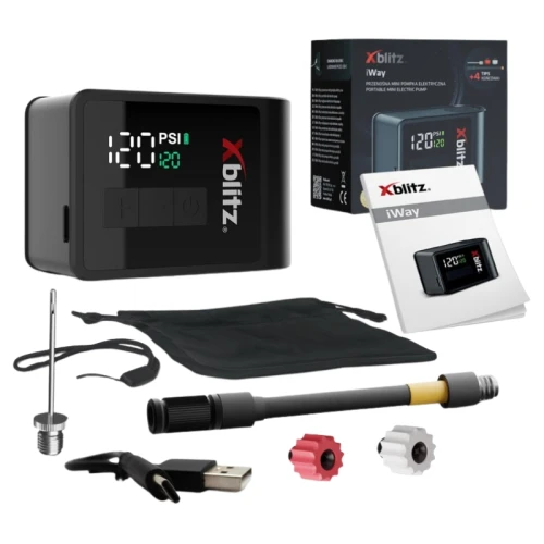 OUTLET! Xblitz iWay Przenośna Mini Pompka Elektryczna