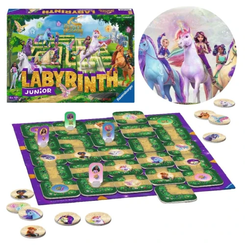 Labyrinth Junior Akademia Jednoroźców Gra Planszowa Rodzinna Dla Dzieci 2-4 4+