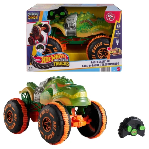 OUTLET! Hot Wheels Monster Truck Rageasaur RC Pojazd Zdalnie Sterowany 1:15 4+