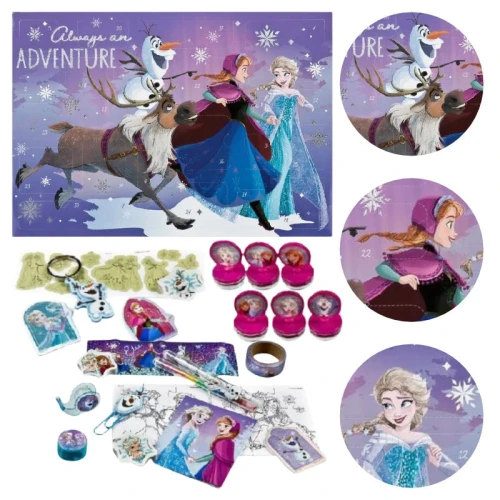 Świąteczny Kalendarz Adwentowy Disney Kraina Lodu Na Prezent Dla Dzieci Na Święta 