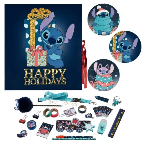 Świąteczny Kalendarz Adwentowy Disney Lilo & Stitch Dla Dzieci Na Prezent Na Święta