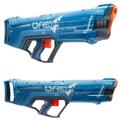OUTLET! Spyra Dash Pistolet Na Wodę Manualny Karabin Wodny Do Bitew Wodnych Niebieski