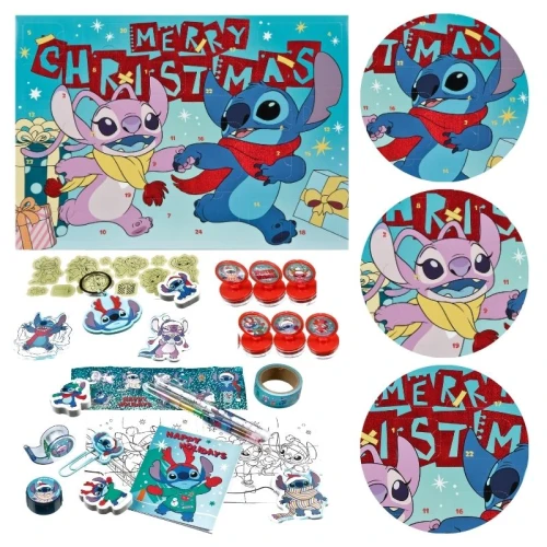 Świąteczny Kalendarz Lilo & Stitch Adwentowy Dla Dzieci Prezent Na Święta 