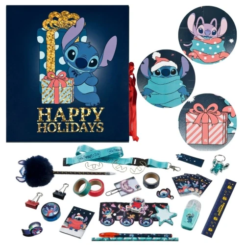Świąteczny Kalendarz Adwentowy Disney Lilo & Stitch Dla Dzieci Na Prezent Na Święta