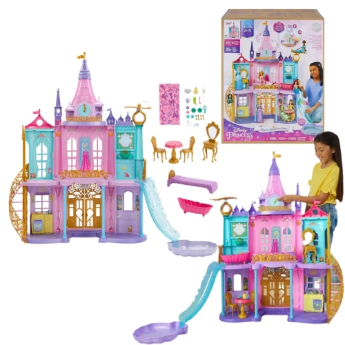 OUTLET! Disney Princess Domek Dla Lalek Wymarzony Pałac Księżniczek Zamek