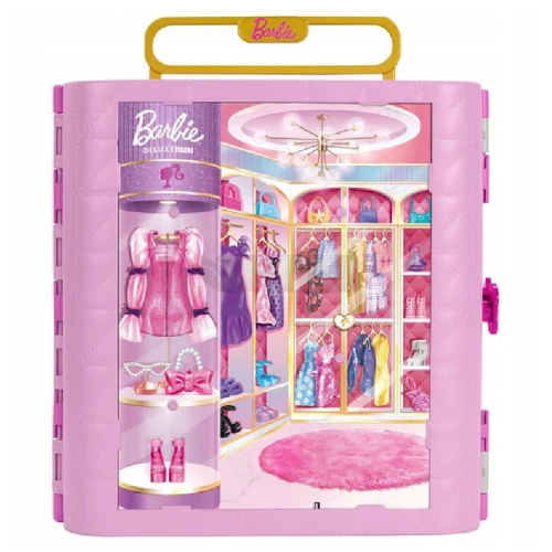 Barbie Modna Szafa Dla Lalki Lalek Garderoba Z Funkcją Obracania I Stylizacji