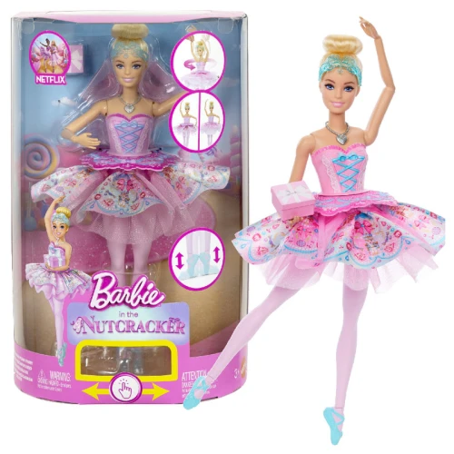 Barbie W Dziadku Do Orzechów Klara Baletnica Balerina Lalka Dla Dzieci 3+