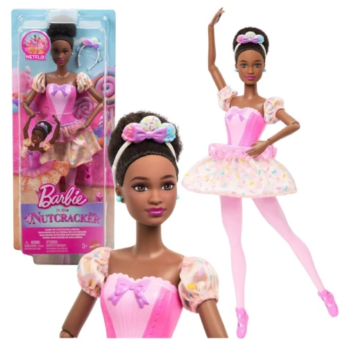 Lalka Barbie W Dziadku Do Orzechów Baletnica Balerina Nikki Z Krainy Słodyczy 4+