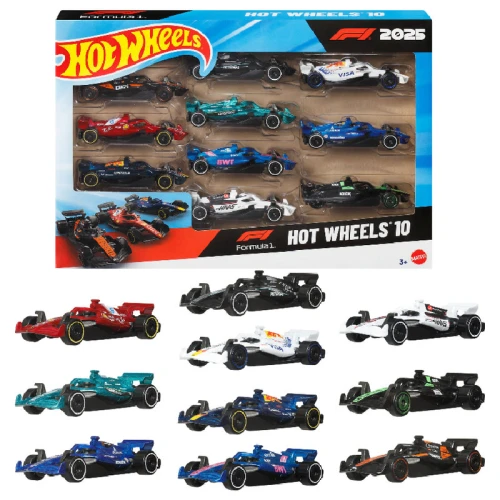 Samochodziki Metalowe Hot Wheels Dla Dzieci W Skali 1:64 Zestaw 10 Szt.