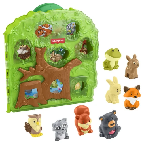 Fisher Price Przyjaciele Z Lasu Figurki Zwierząt Zestaw Figurek Leśnych Zwierzątek Dla Dzieci 12m+