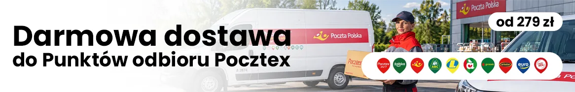 Darmowa dostawa Pocztex od 279 zł