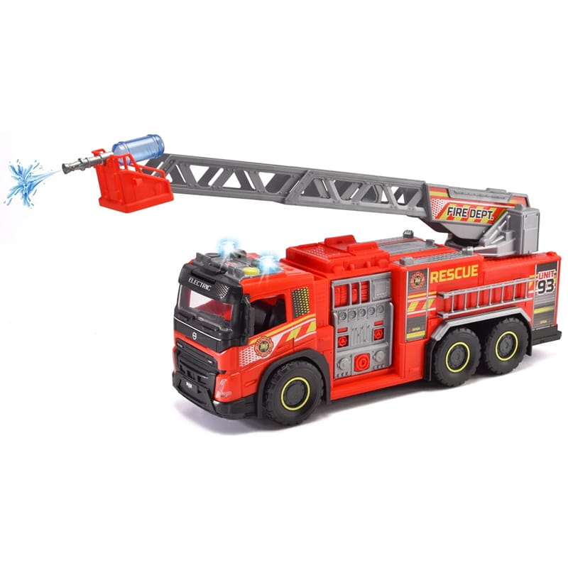 Dickie Toys SOS Wóz Strażacki Volvo Duży Pojazd Interaktywny