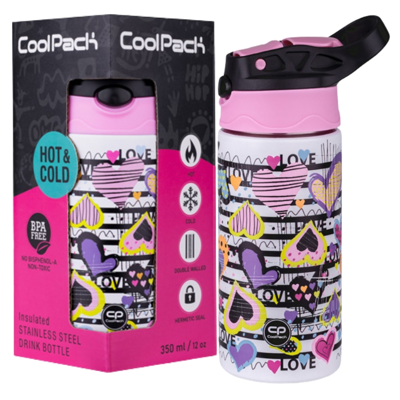 Coolpack Bono Termos Butelka Termiczna Ze Słomką I Uchwytem