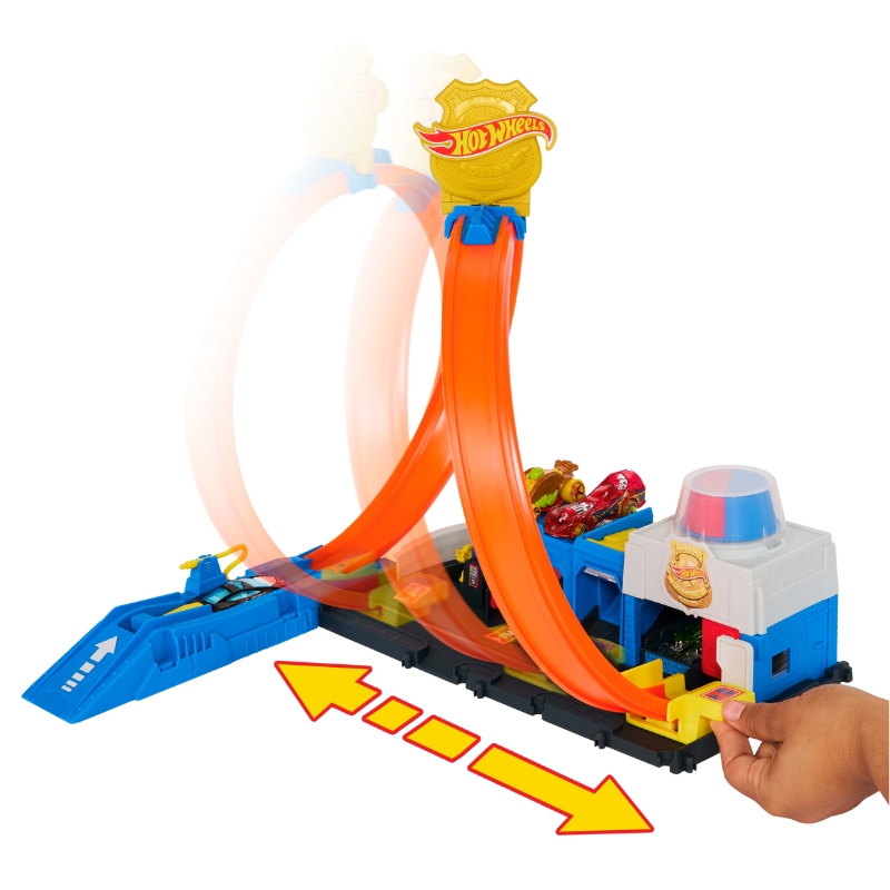 Hot Wheels City Zestaw Posterunek Policji Pętla