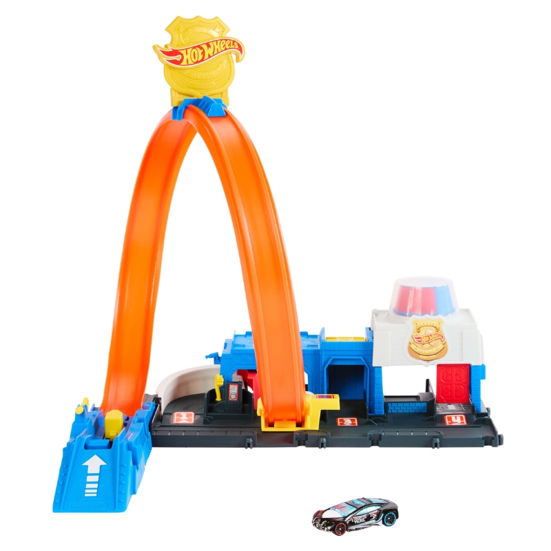Hot Wheels City Zestaw Posterunek Policji Pętla