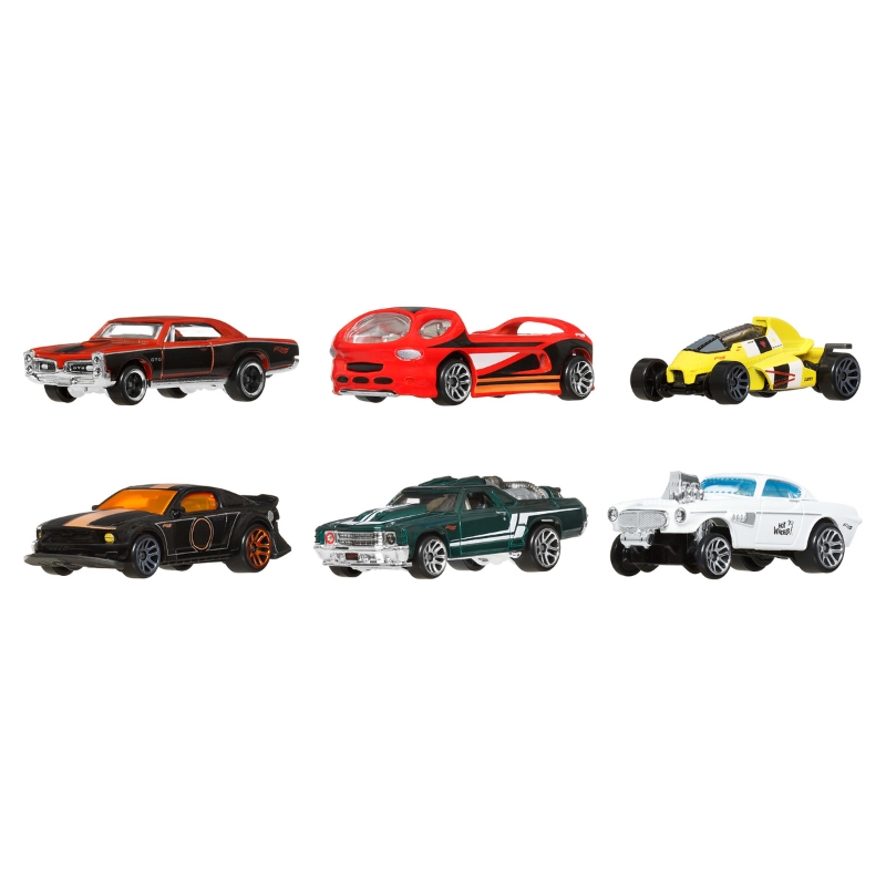 Hot Wheels Silver Series Zestaw Autek Legends 6-pak