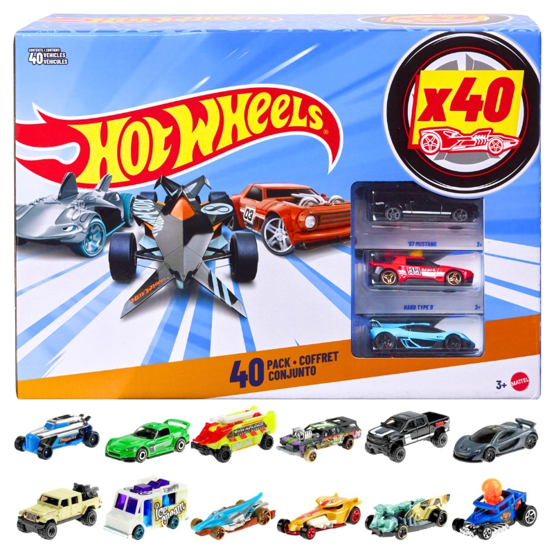 Hot Wheels Zestaw 40-Pak Autek 