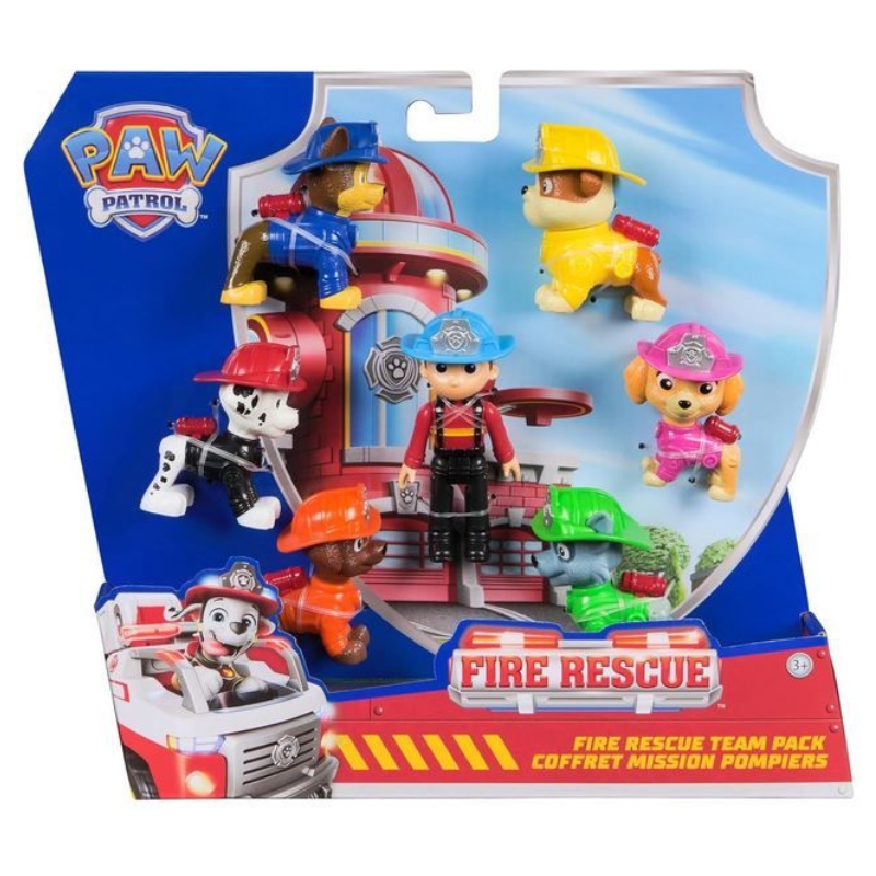 Psi Patrol Fire Rescue Zestaw 7 Figurek