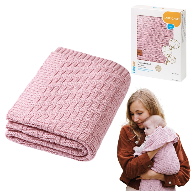 BABYONO BAWEŁNIANY KOCYK