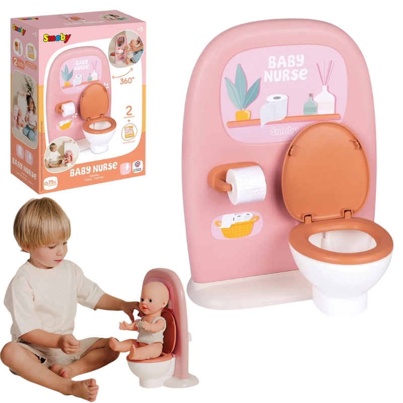 Smoby Baby Nurse Dwustronna Toaleta Zestaw Dla Lalek Z Akcesoriami