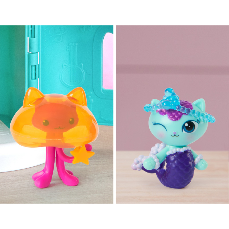 Koci Domek Gabi Zestaw 2 Figurek Mercat I Jellyfish + Akcesoria 3+