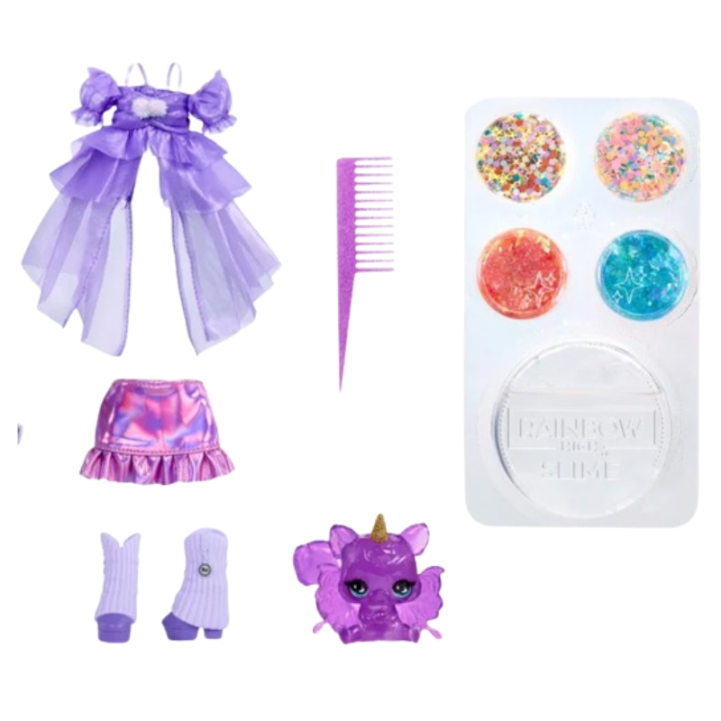 Rainbow High Shimmers & Slime Lalka Violet