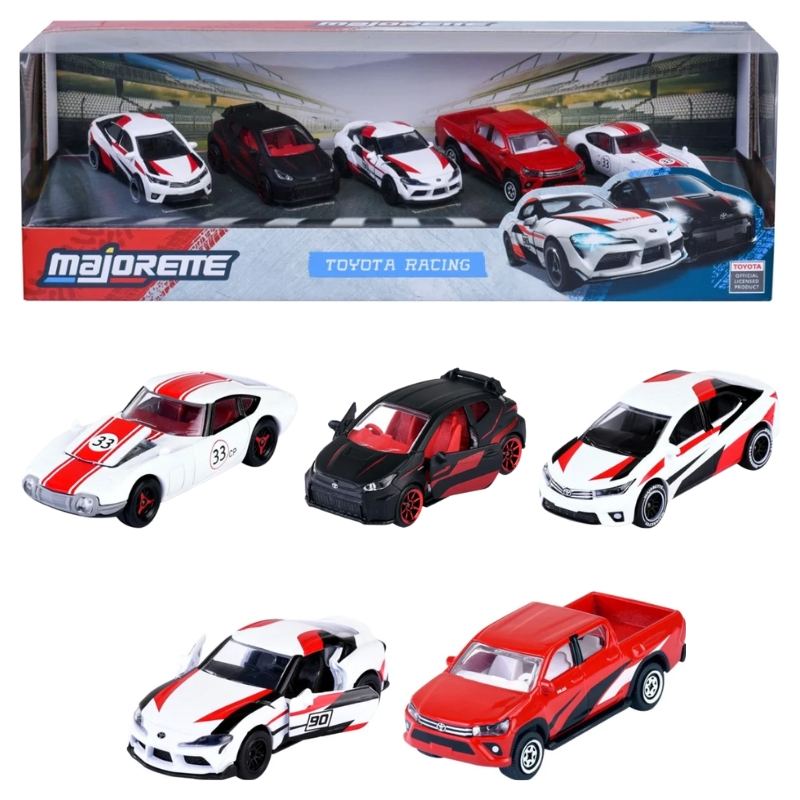 Majorette Zestaw 5 Pojazdów Japan Racer