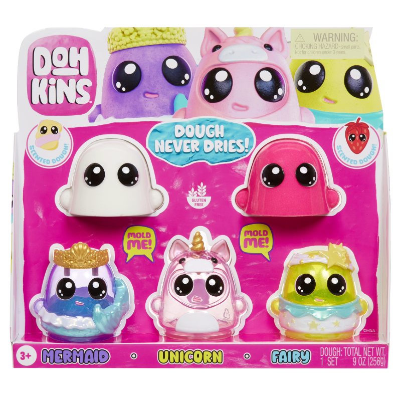 MASA PLASTYCZNA DOHKINS UNICORN Z FIGURKĄ JEDNOROŻCA MGA ZESTAW DLA DZIECI