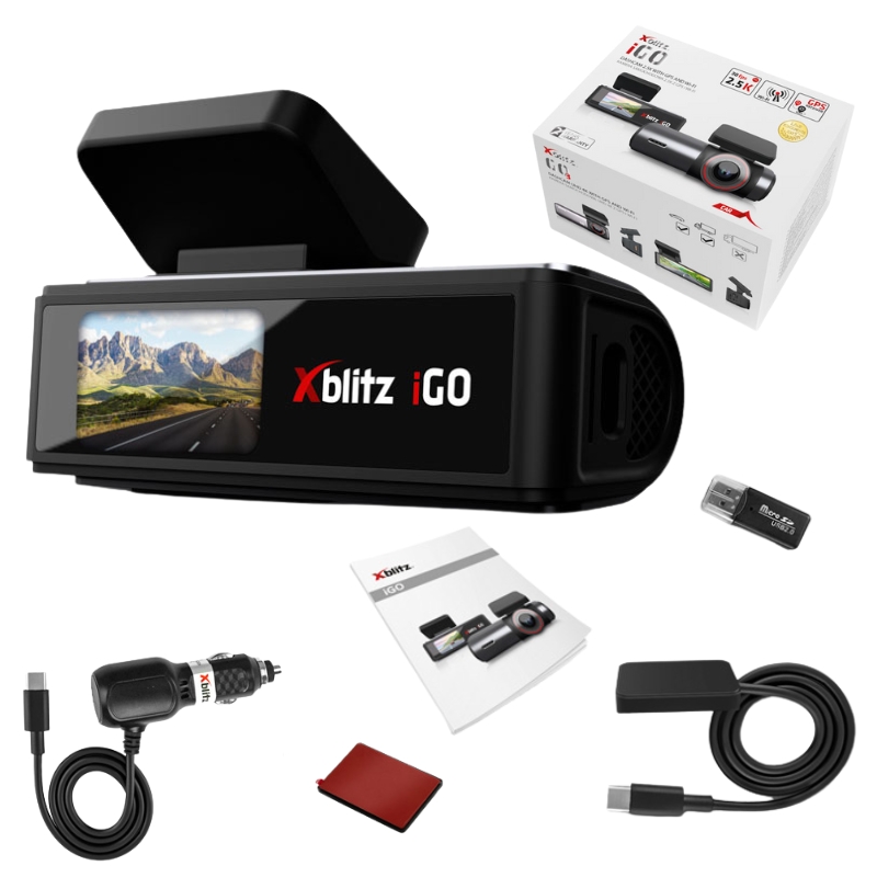 Xblitz iGO Kamera Samochodowa 2.5K Z GPS I WiFi