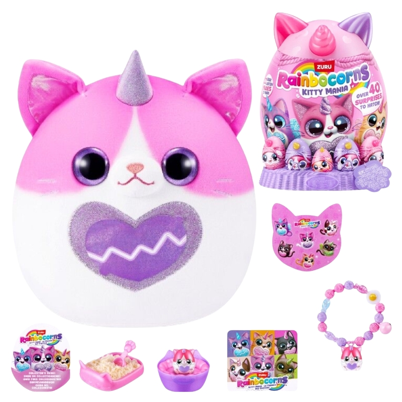 Zuru Rainbocorns Kittycorn Jajko Niespodzianka Pluszak Kotek