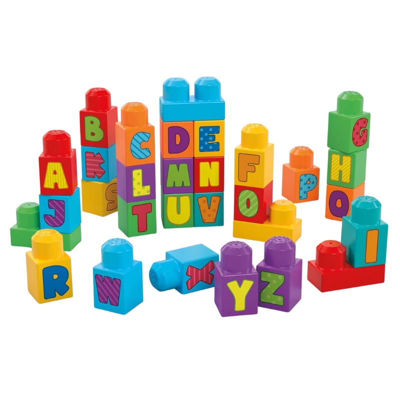 Mega Blocks ABC building Bag KLOCKI EDUKACYJNE ABC