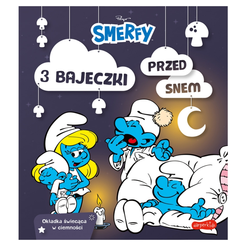 HarperKids Smerfy 3 Bajeczki Przed Snem Okładka Świecąca W Ciemności
