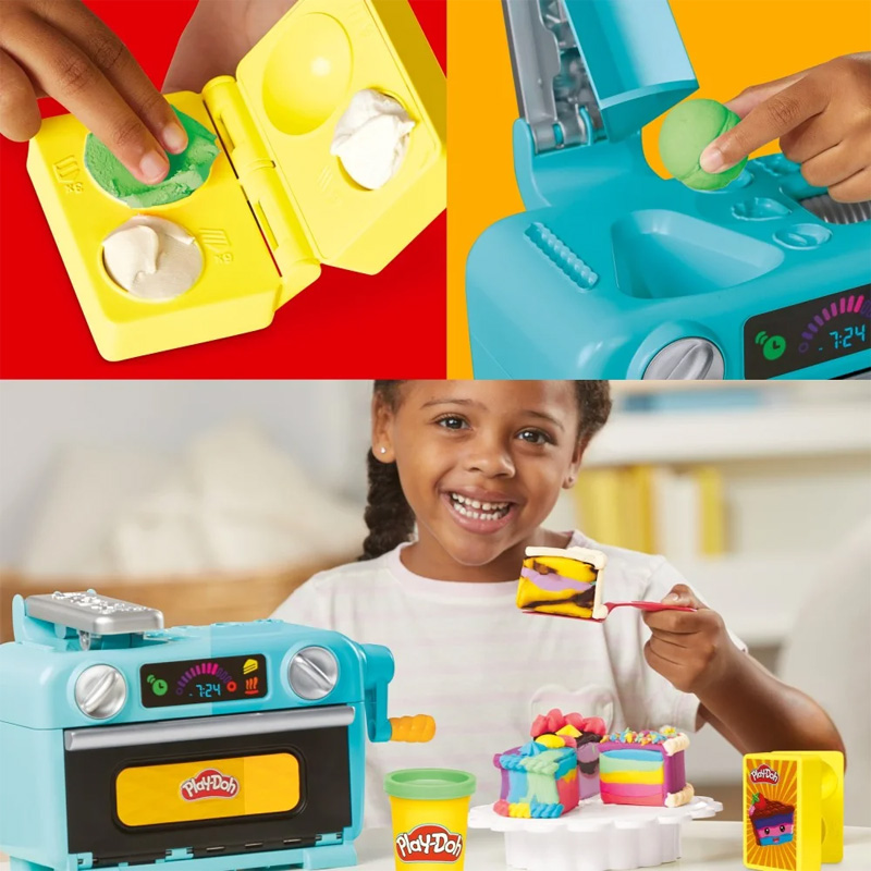 Play-Doh Zestaw Tęczowy Piernik Pieczenie Ciast
