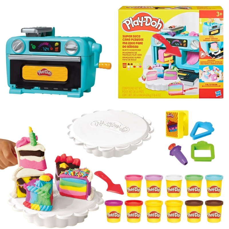 Play-Doh Zestaw Tęczowy Piernik Pieczenie Ciast