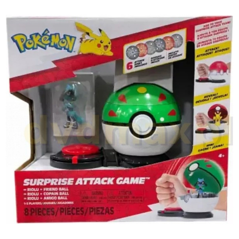 Jazwares Pokemon Surprise Attack W6 Riolu