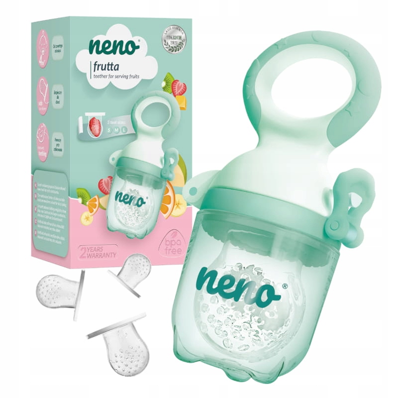 OUTLET! Neno Frutta Silikonowy Gryzak Do Podawania Owoców i Warzyw 4m+
