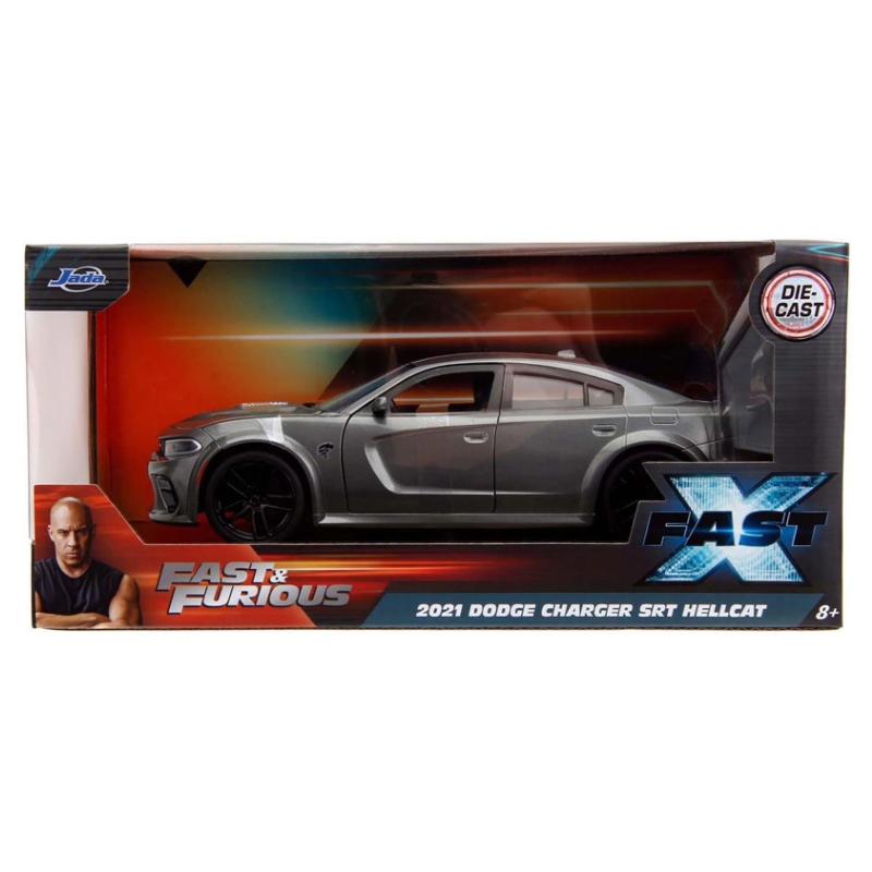 Jada Fast & Furious Szybcy I Wściekli Auto Pojazd Dodge Charger SRT Hellcat 2021 Model 1:24 