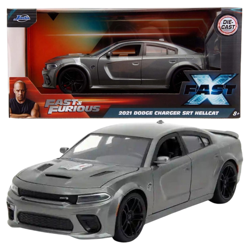 Jada Fast & Furious Szybcy I Wściekli Auto Pojazd Dodge Charger SRT Hellcat 2021 Model 1:24 