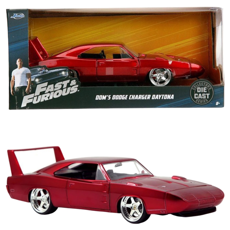 Jada Fast & Furious Szybcy I Wściekli Auto Pojazd Dodge Charger Daytona 1969 Model 1:24 