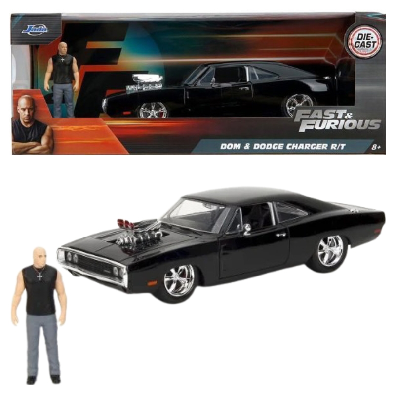 Jada Fast & Furious Szybcy I Wściekli Auto Pojazd Dodge Charger 1970