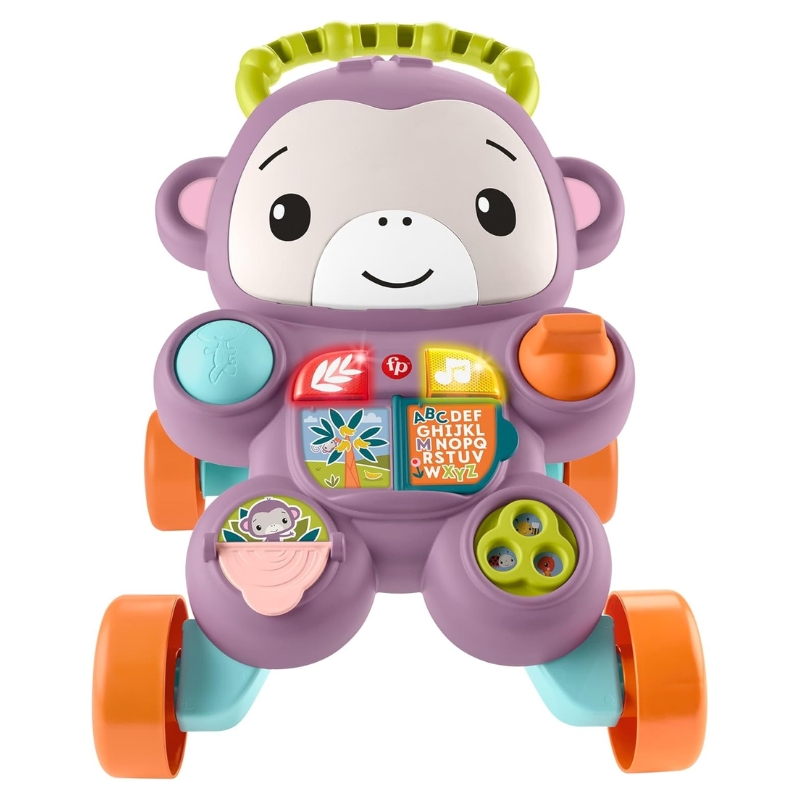 Fisher-Price Interaktywny Chodzik Fioletowa Małpka 