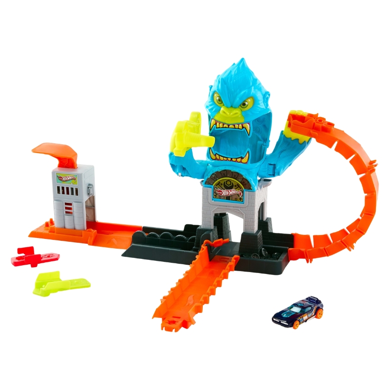 Hot Wheels Super Remiza Strażacka – Tor z Autkiem 1:64