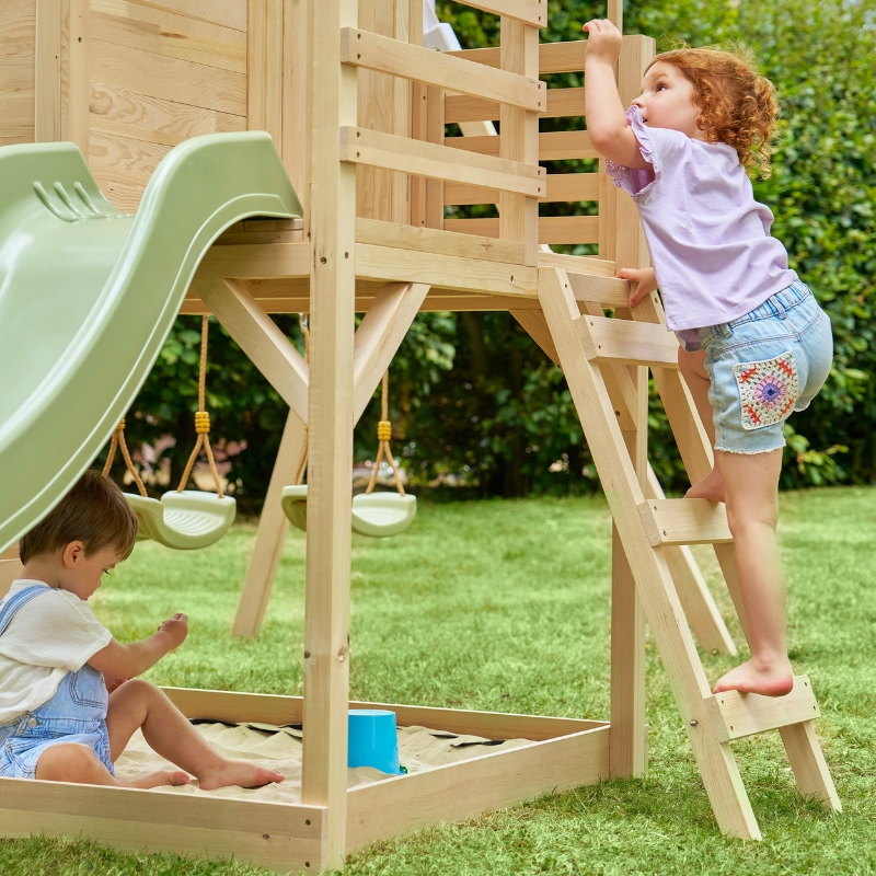 Tp Toys Taras Do Domku Drewnianego Z Balkonem