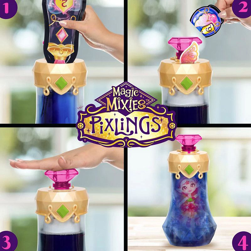 Magic Mixies Lalka Wróżka Laleczka Kolekcjonerska Pixlings Z Miksturą