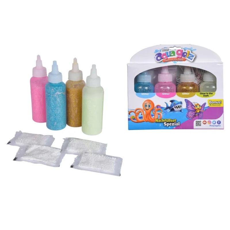 Aqua Gelz Blingz Cyrkonie Zestaw Kreatywny 3D Figurki Żel Cyrkonie 8+